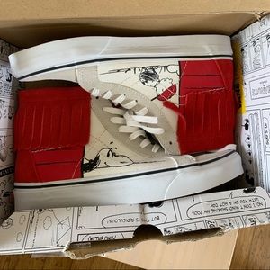 Peanut Vans High Tops M(7) W(8.5)